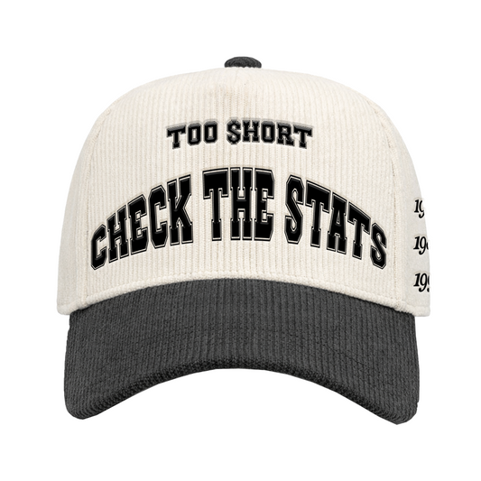 CHECK THE STATS BASEBALL CAP
